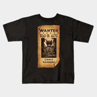Carlo Hambino Boar Gangster (Old Fashion Version) Kids T-Shirt